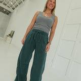 Coffee Run Sweats - Hunter Green