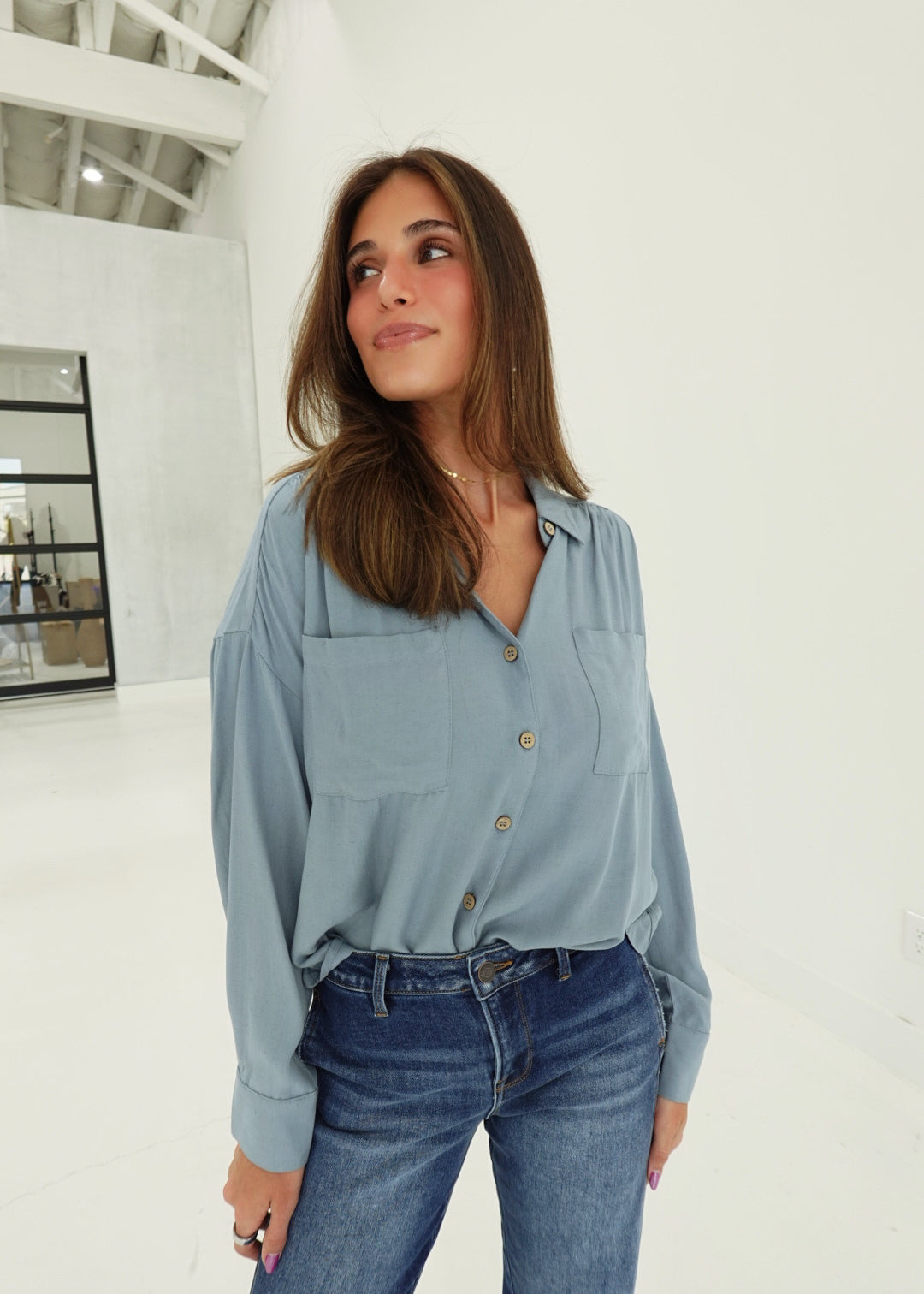 Maxton Relaxed Shirt - Blue