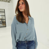 Maxton Relaxed Shirt - Blue