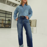Barry Denim Top