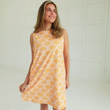 Lorelei Shift Dress - Coral