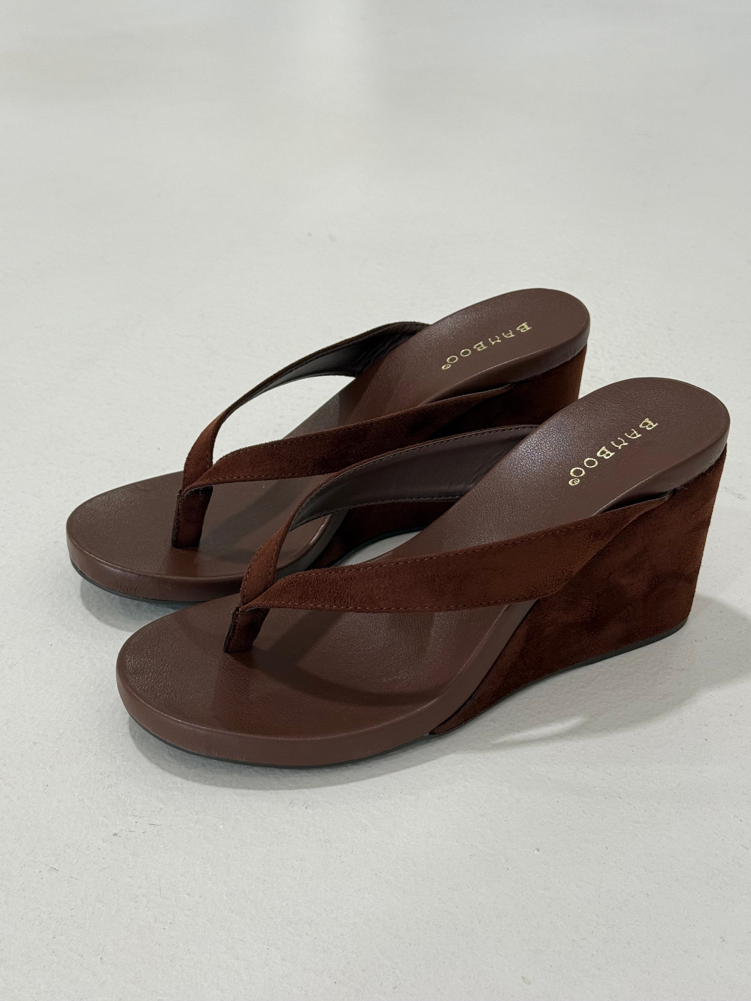New Age Wedge - Suede Coffee