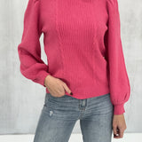 Secret Holder Sweater - Rasberry