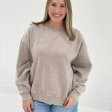 Easily Worn Pullover - Ash Mocha