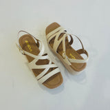 Darya Platform Wedge - Bone