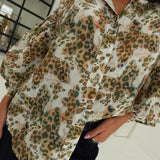 Carrington Blouse - Brown Mix