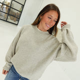 Contrasting Edge Sweater