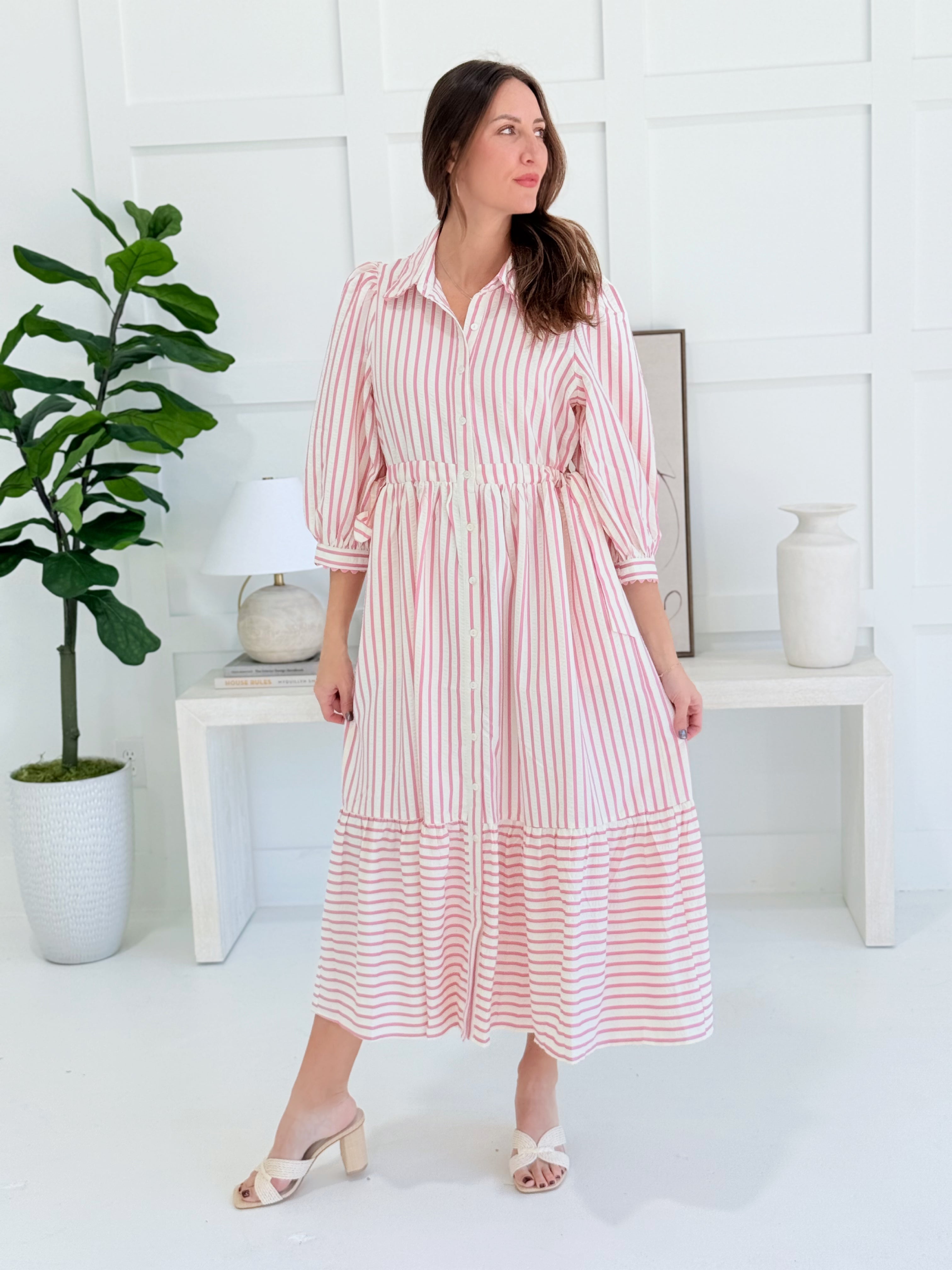 One True Mission Midi Dress