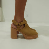 Bowie Slingback Bootie - Toffee
