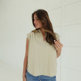 Jordana Blouse - Taupe