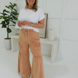 Silo Wide Leg Pants - Cinnamon