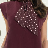 Park Ave. Knit Top - Burgundy