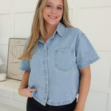 Carrol Denim Top