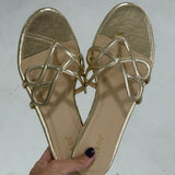 Trina Cutout Sandal - Gold
