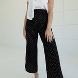 Priscock Polka-Dot Pants - Black