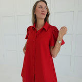 Misty Meadows Dress - Red
