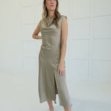 The Night Away Midi Dress - Mocha