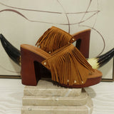 Bella Fringe Heel