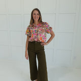 Farris Linen Blend Blouse