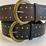 Western Studded Belt - Black