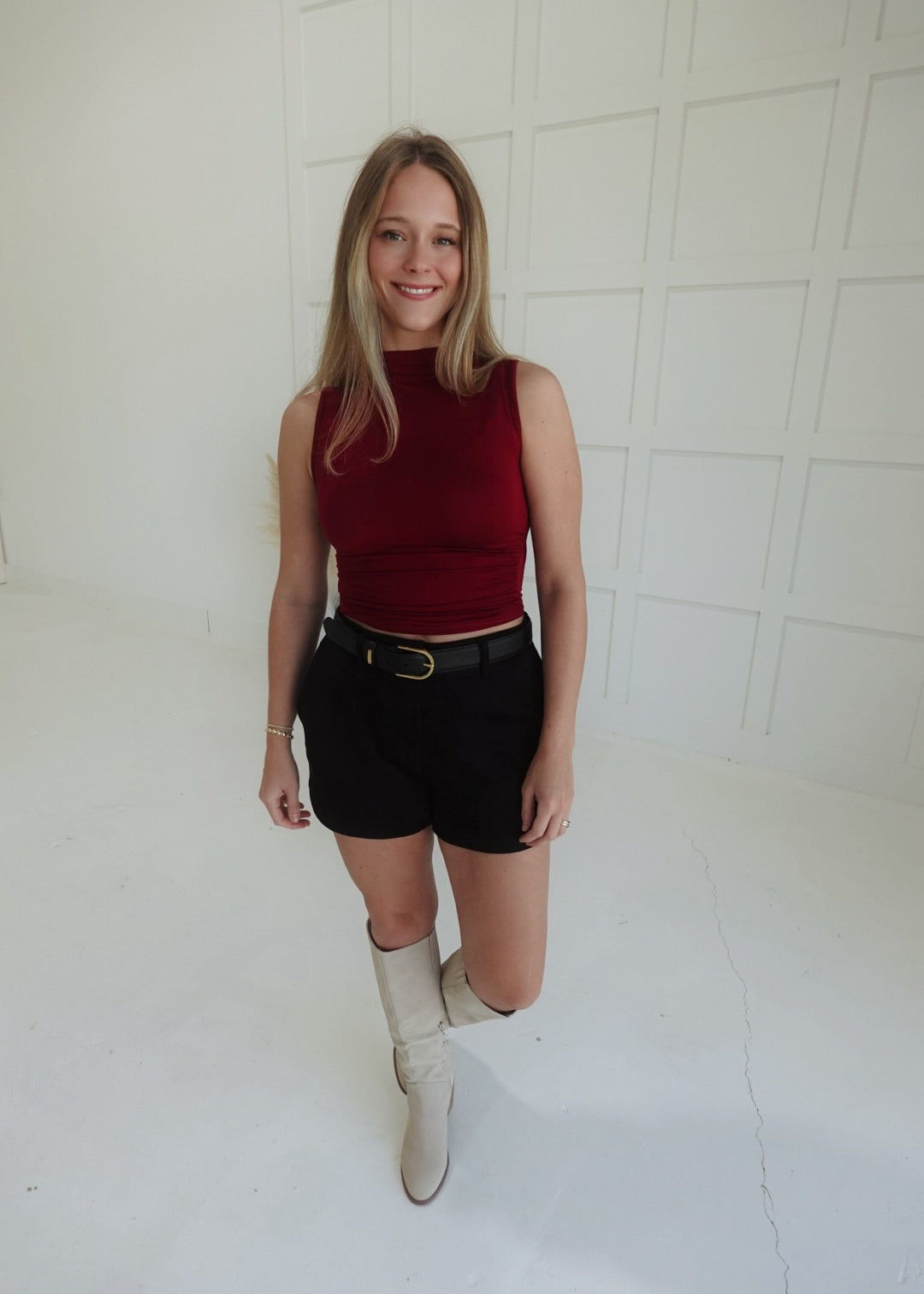 Essential Suede Shorts - Black