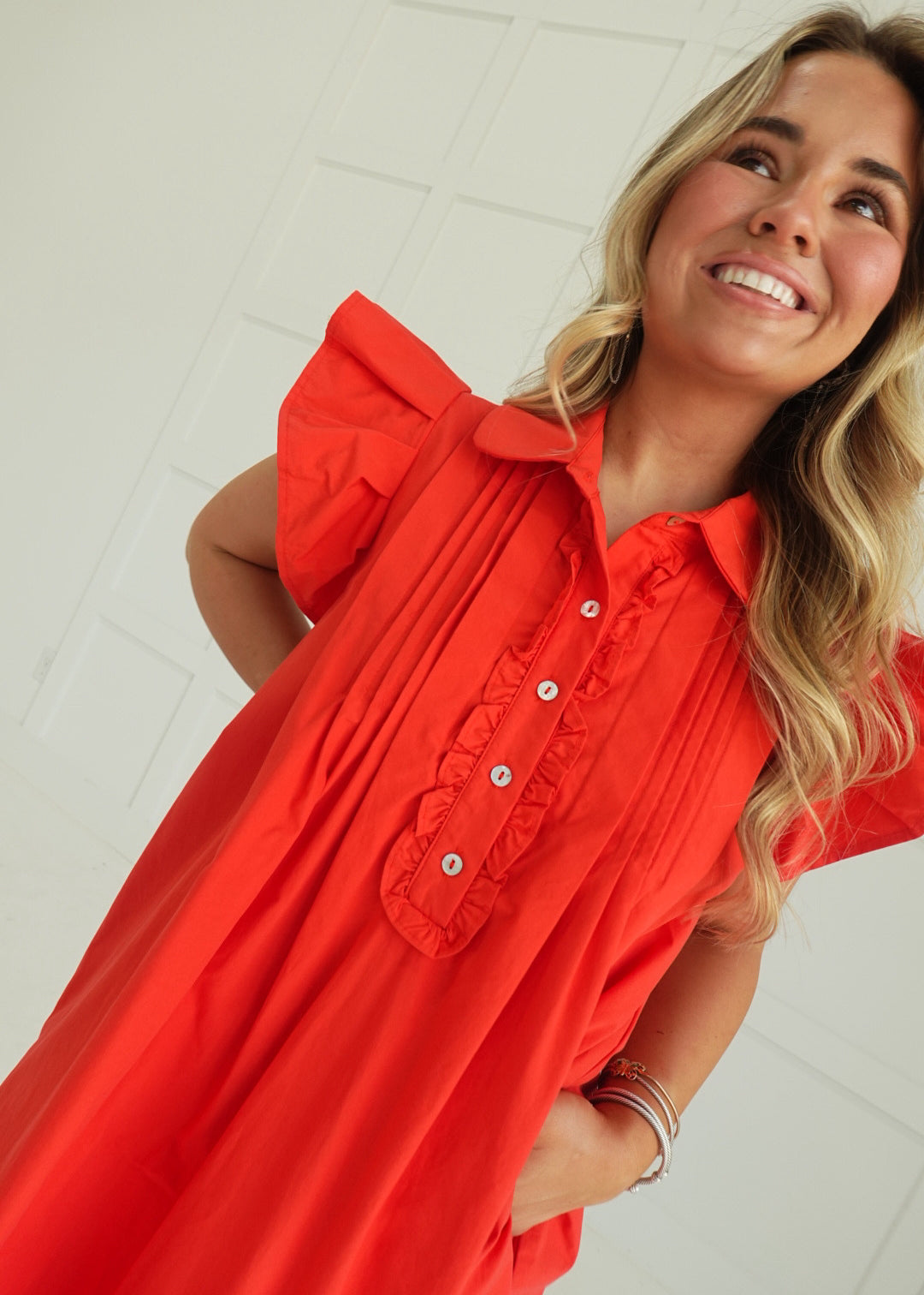 Kickoff Mini Dress - Red