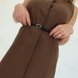 Vacation Chasin' Dress - Brown