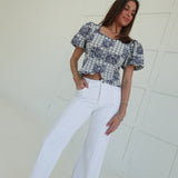 Chet High Rise Pants - White