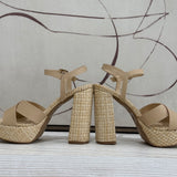 CeCe Platform Heel - Nude