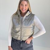 Shell Shock Vest - Taupe