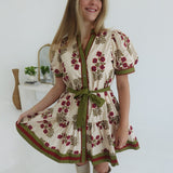 Barlow Mini Dress - Ecru