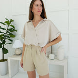 Gamblet Top - Beige