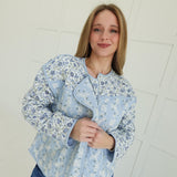 Catarina Quilted Jacket - Blue