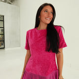 Carney Mini Dress - Hot Pink