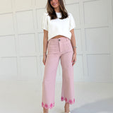 Daisy Daydream Pants - Baby Pink