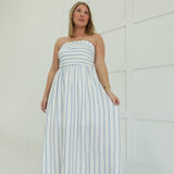 Kiva Midi Dress - Navy
