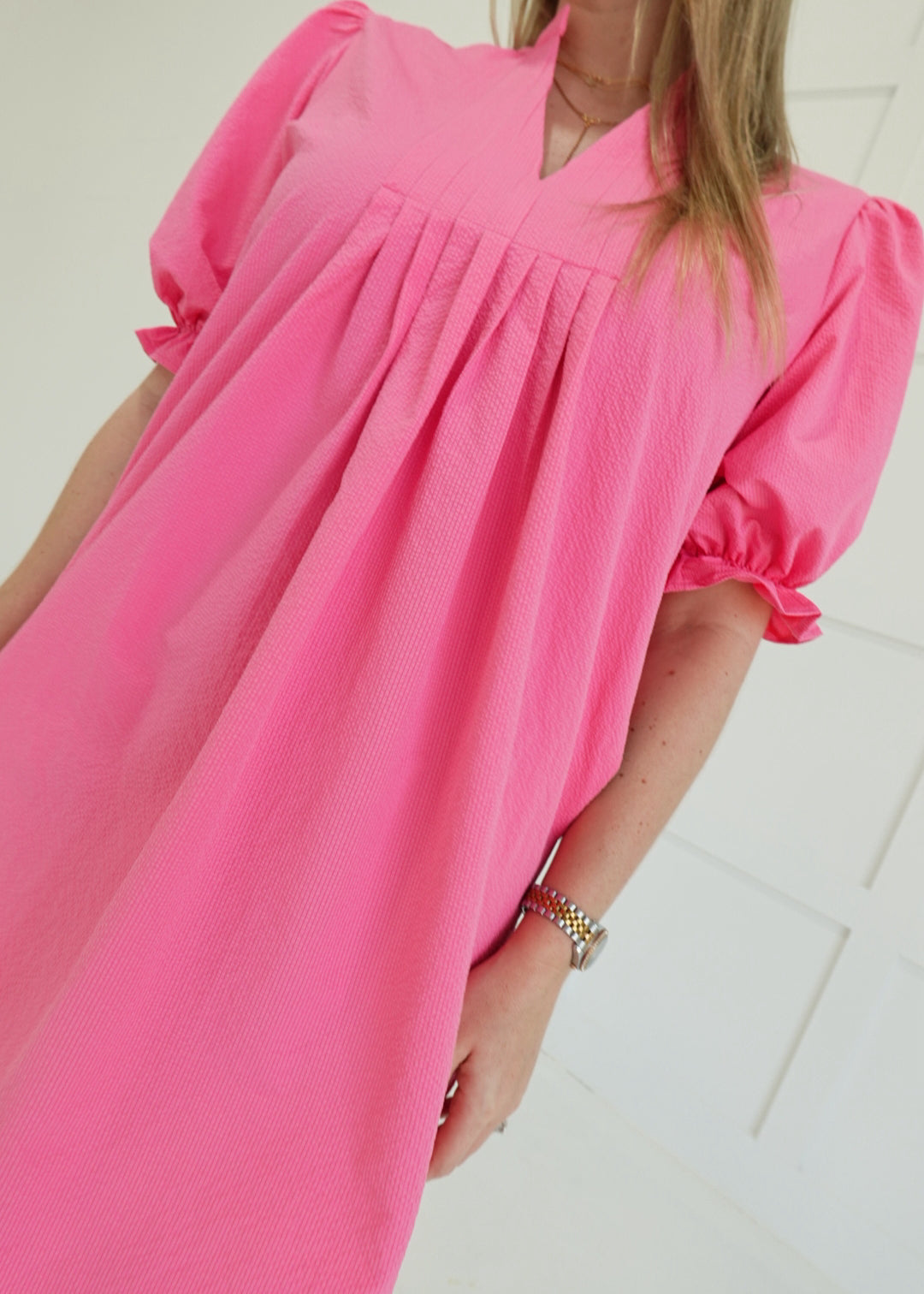 Alluring Mini Dress - Pink