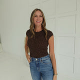 Sable Leopard Bodysuit - Brown