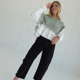 Beatrice Knitted Vest Blouse
