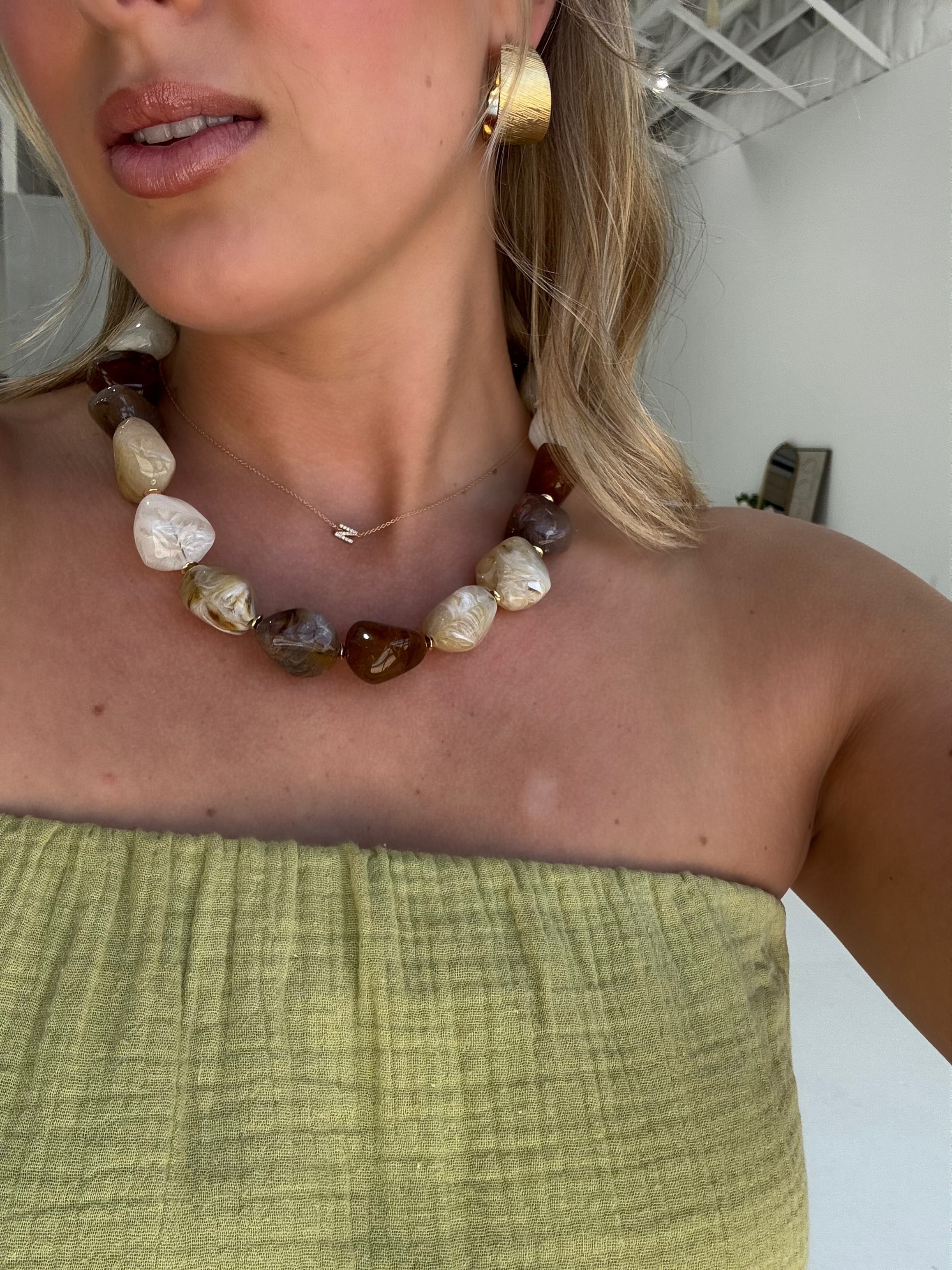 Chunky Pebbled Necklace
