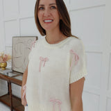 Marquette Sweater Top - Cream