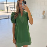 Fable Or Truth Mini Dress - Green