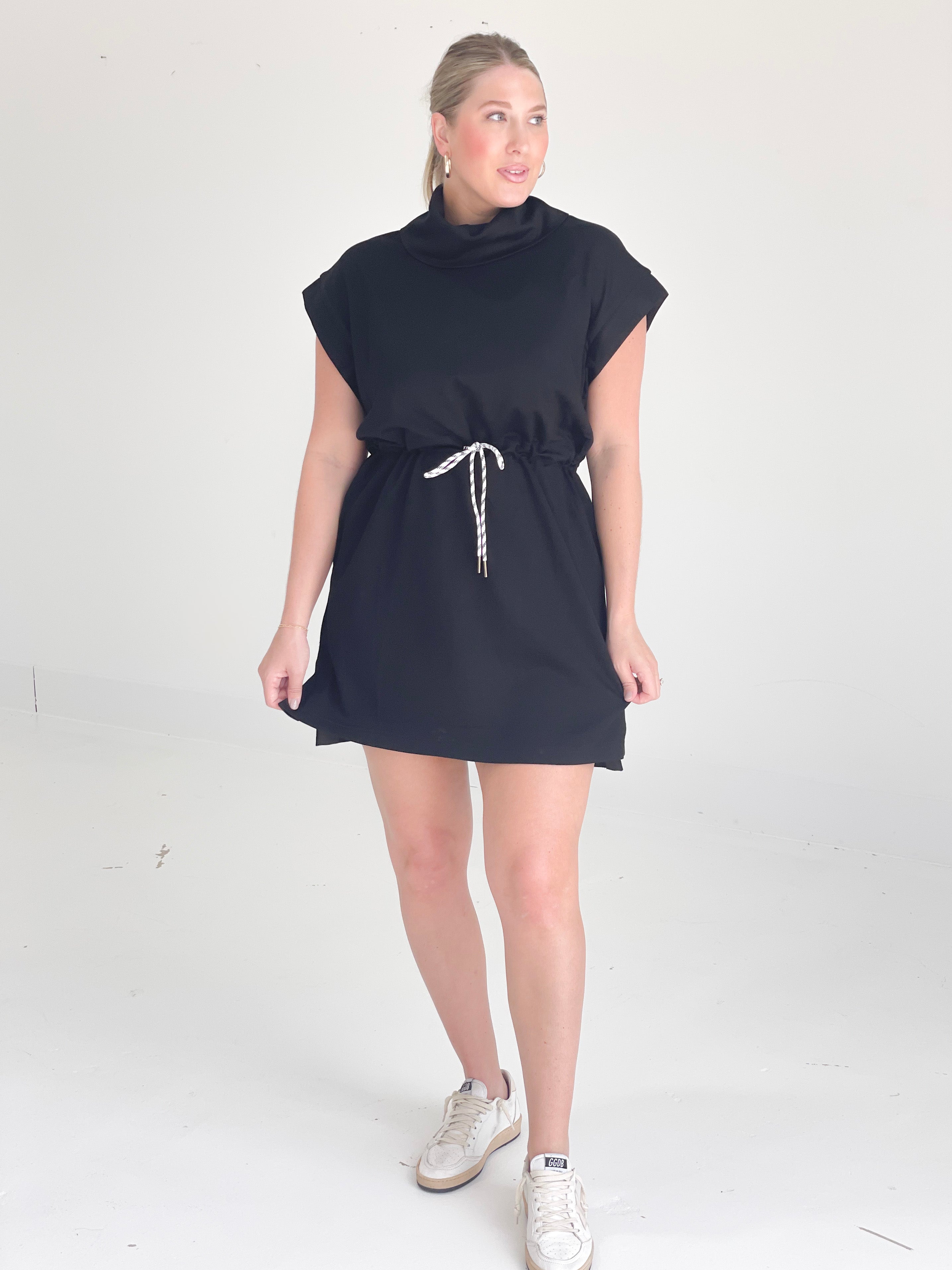 Marissa Cowl Neck Mini Dress