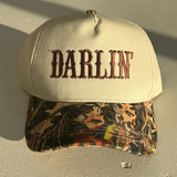 Darlin Embroidered Hat - Camo Brown