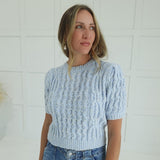 Fly By Me Sweater - Lt Blue