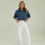 Smitty Denim Jacket Top