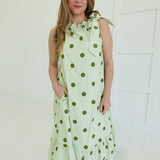 Prim + Proper Midi Dress - Sage