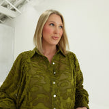 Angelo Oversized Blouse - Olive