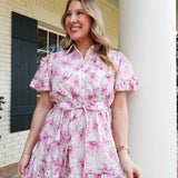 Lillibet Midi Dress - Pink