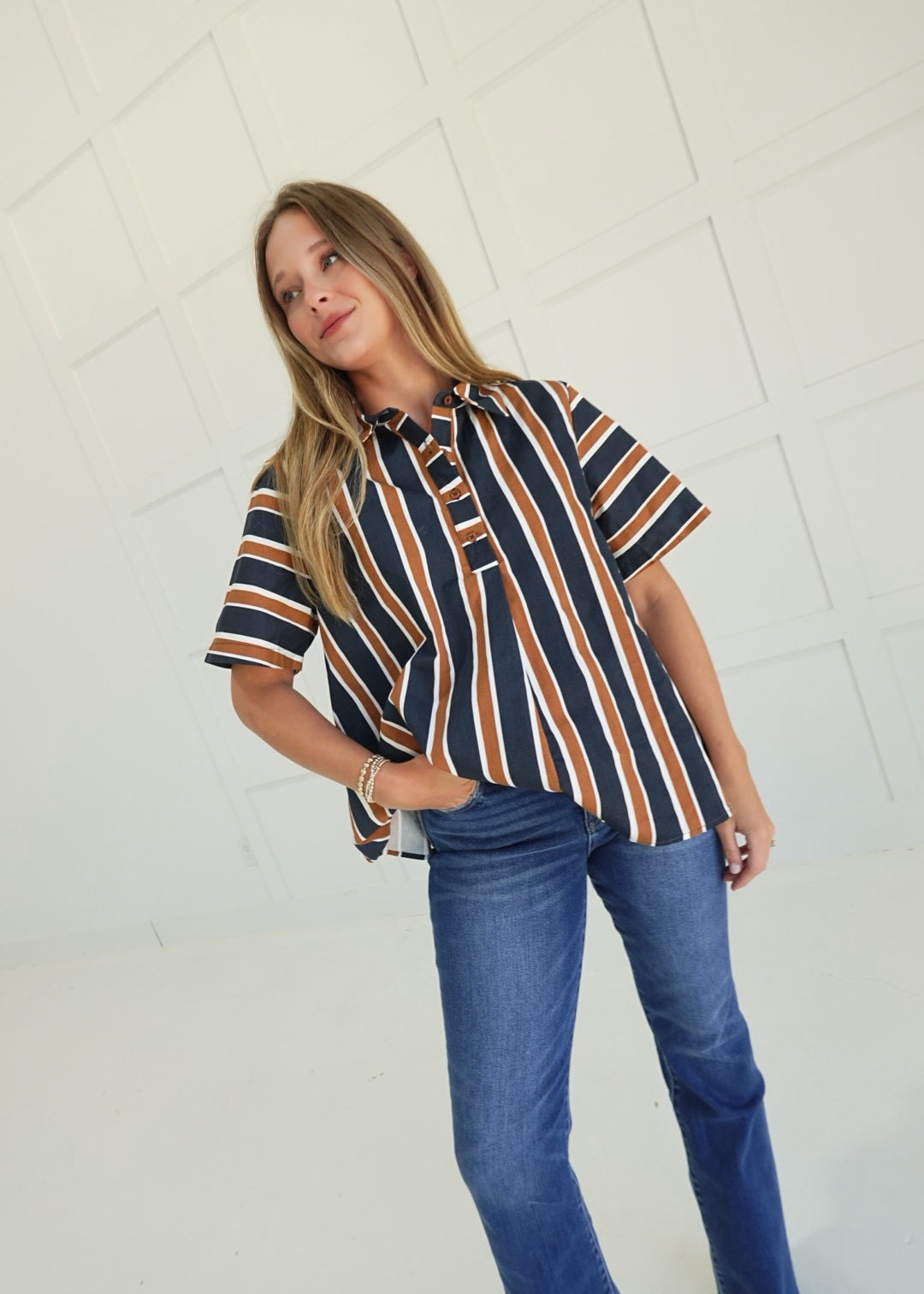 Val Striped Top